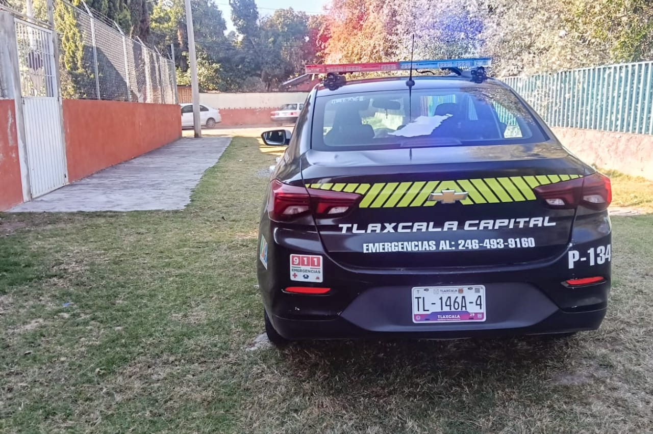 Durante estas vacaciones, policía municipal de Tlaxcala mantiene vigilancia permanente en las escuelas